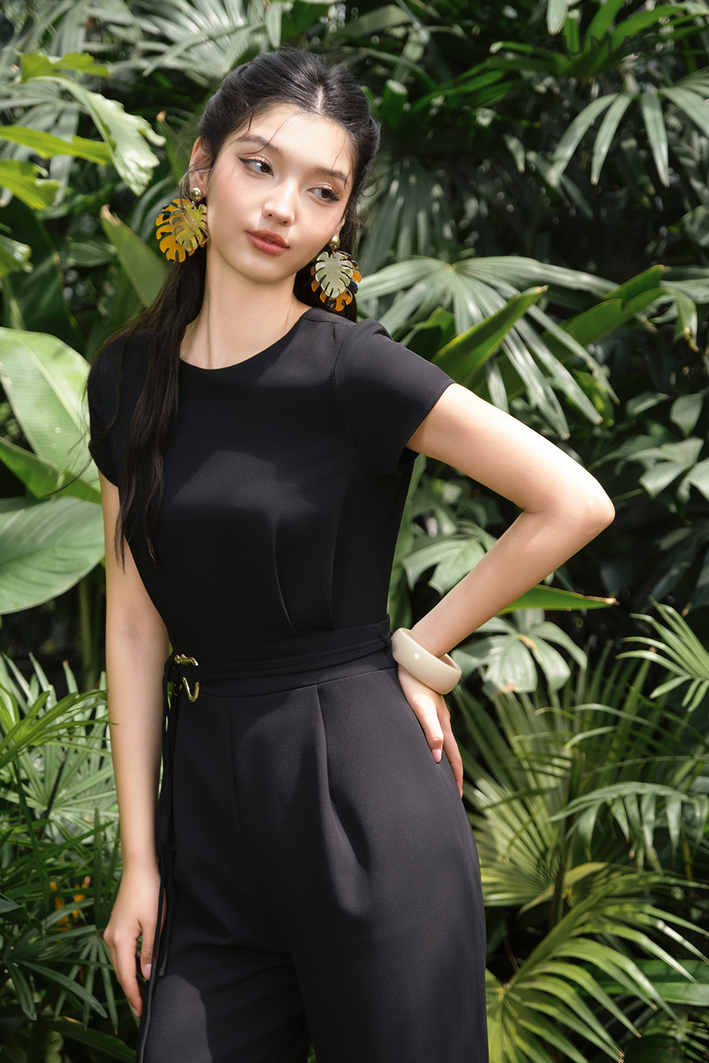 Jumpsuit ống suông