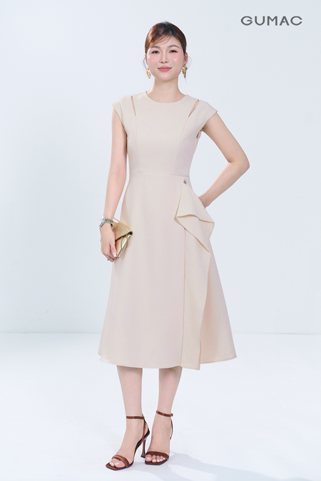 Đầm A tùng cách điệu