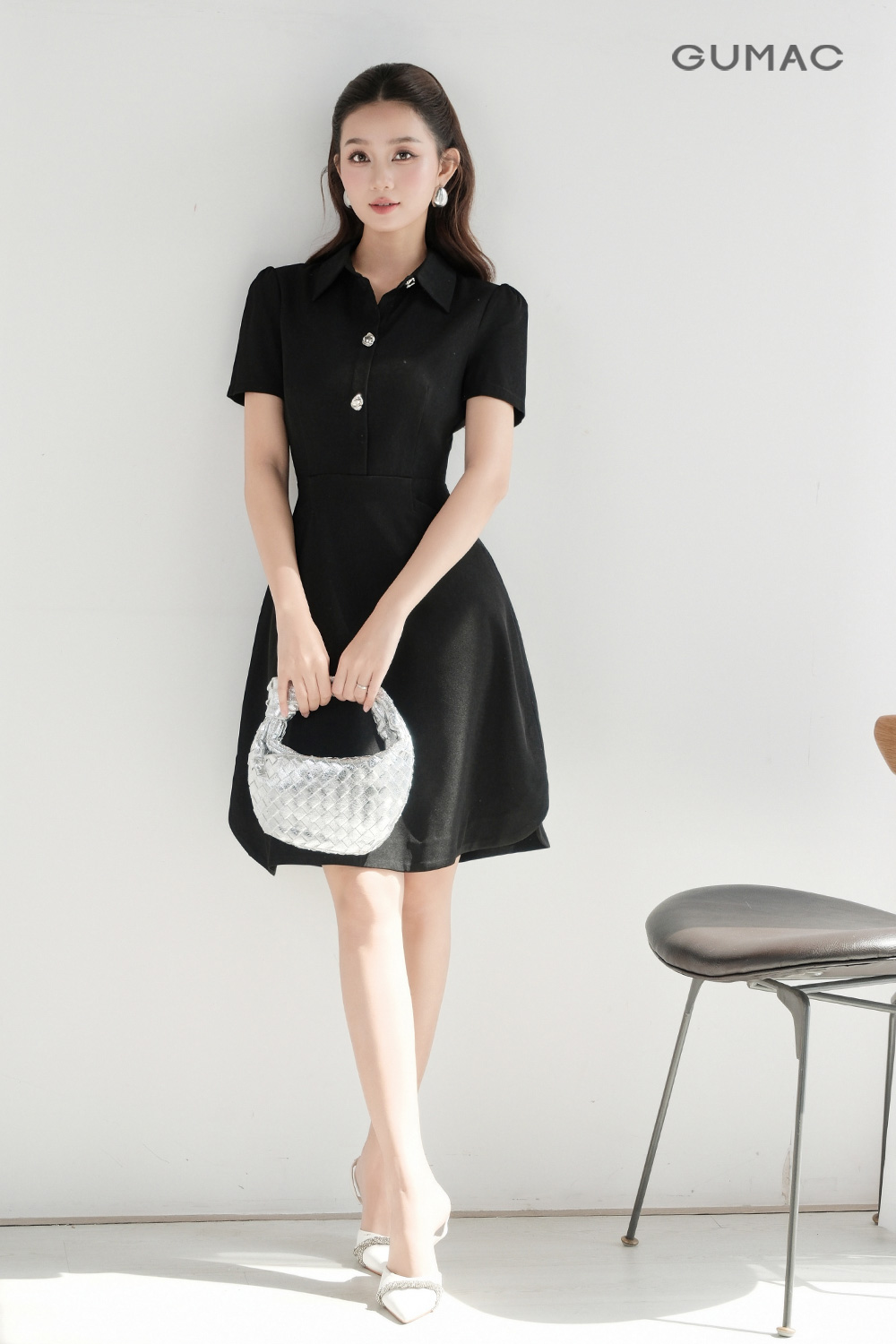 vay dam gumac den huyen bi dep khi ket hop cung nail galaxy