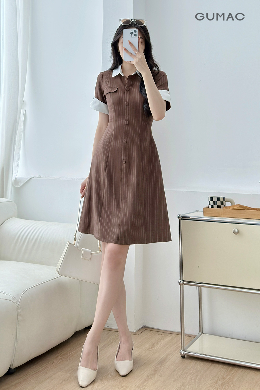 Đầm cổ polo trẻ trung