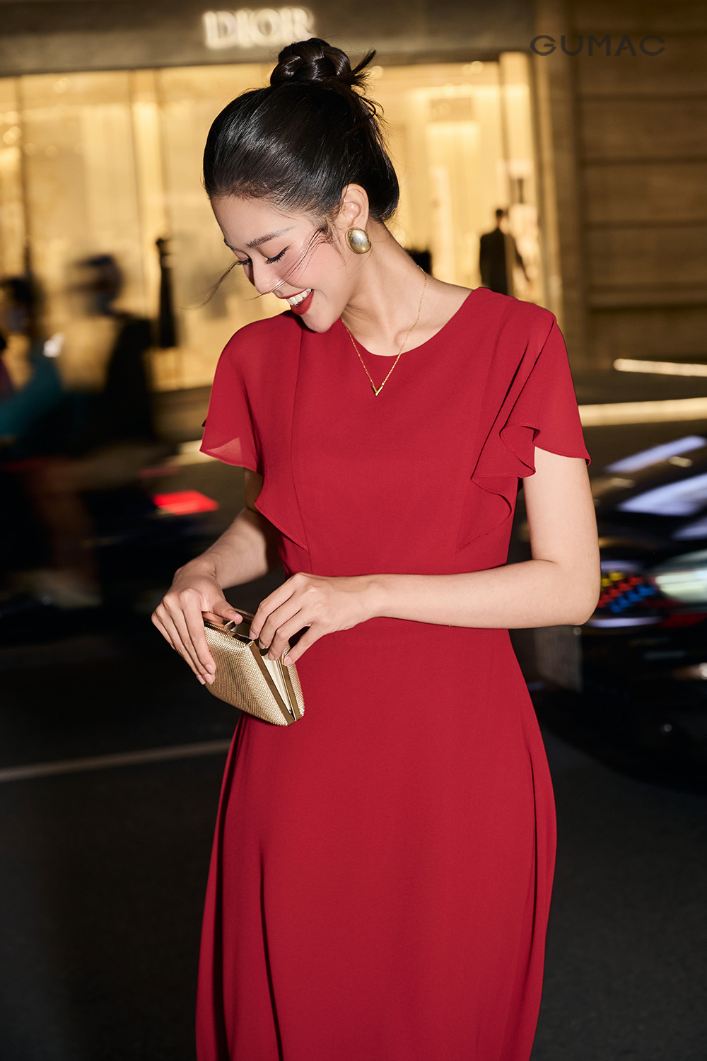 Đầm A kiểu cánh tiên