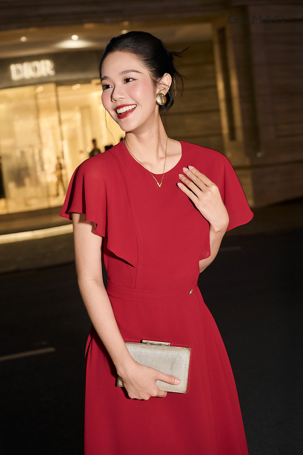 Đầm A kiểu cánh tiên