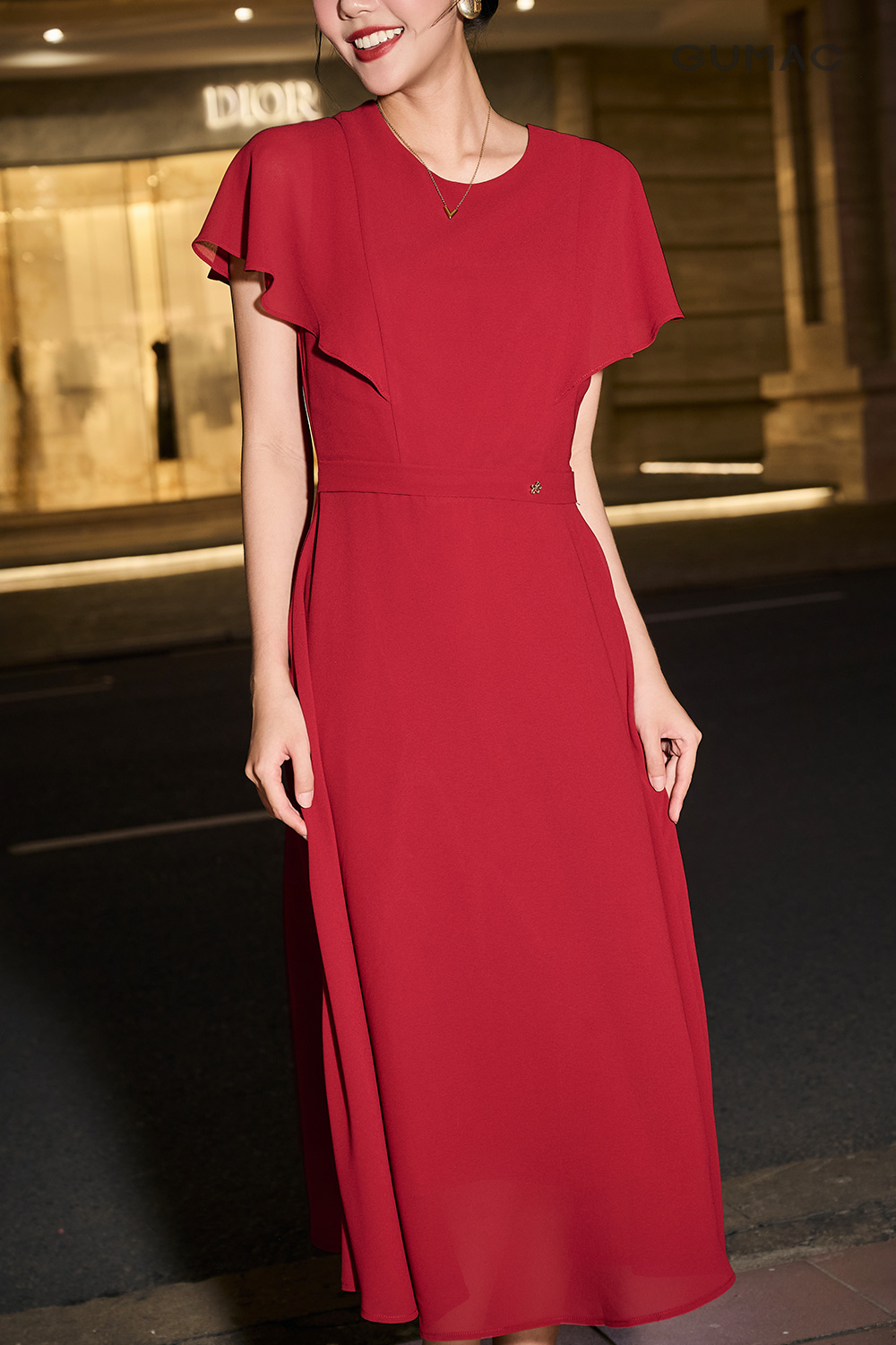 Đầm A kiểu cánh tiên