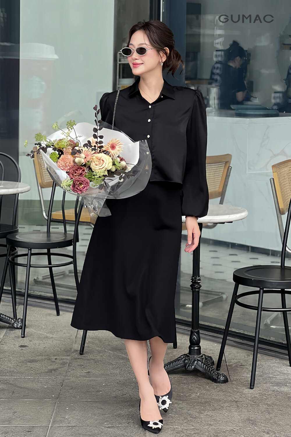 dáng người nào nên mặc áo sơ mi oversize