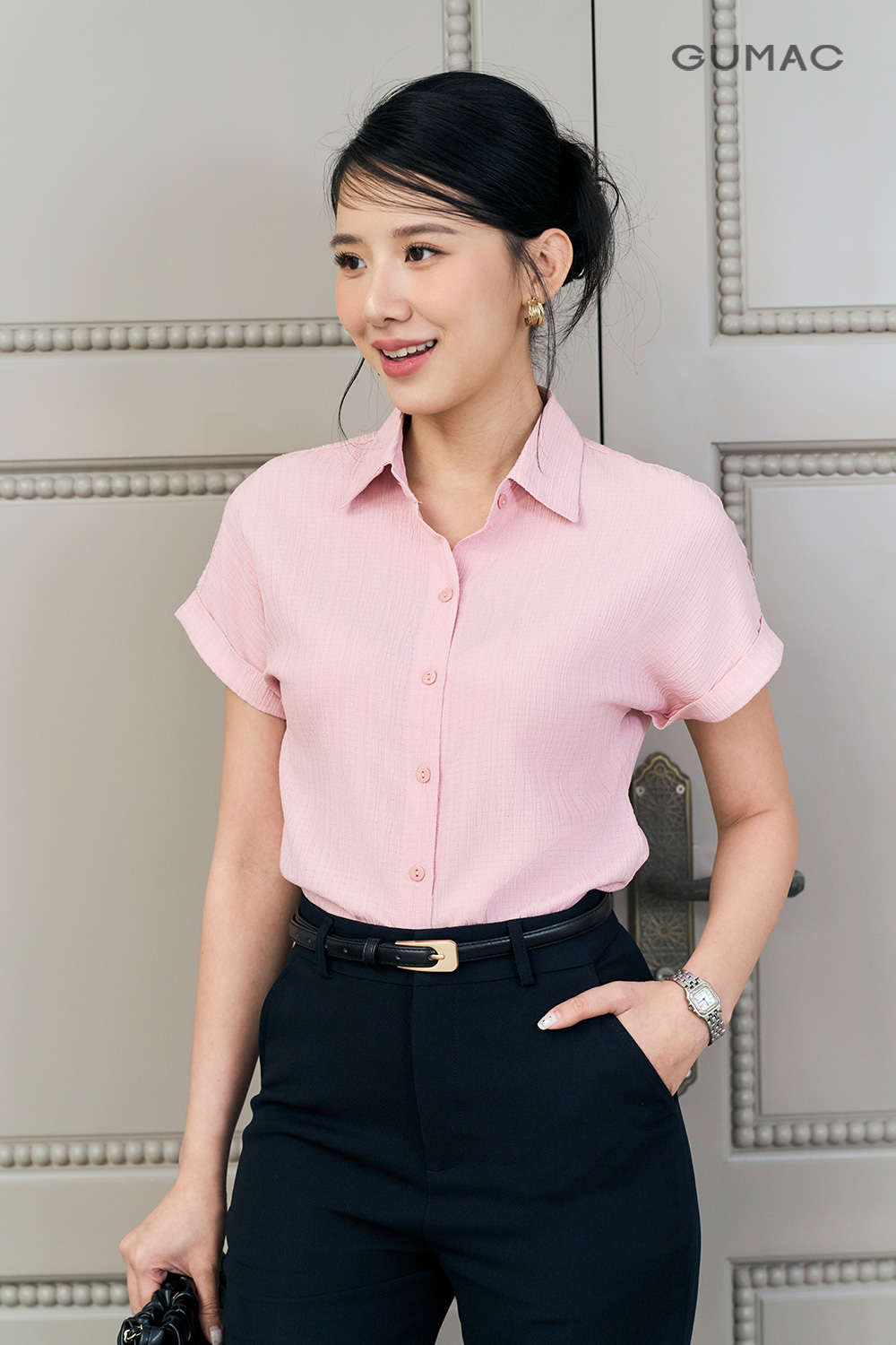 Áo sơ mi tay liền