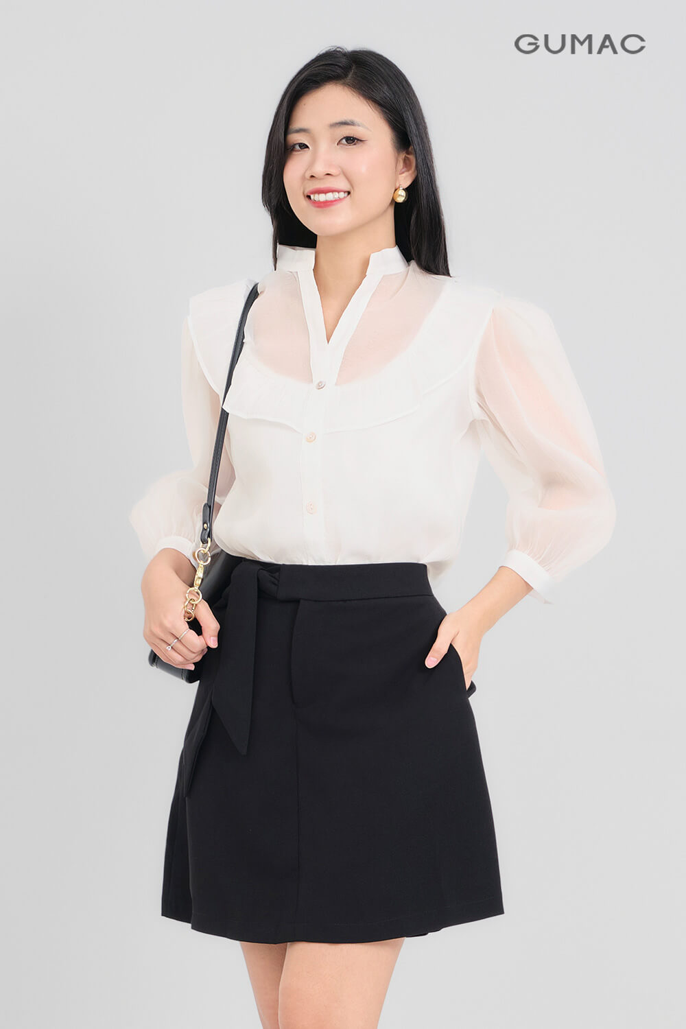 ao nu tay dai nhun beo dep nhat