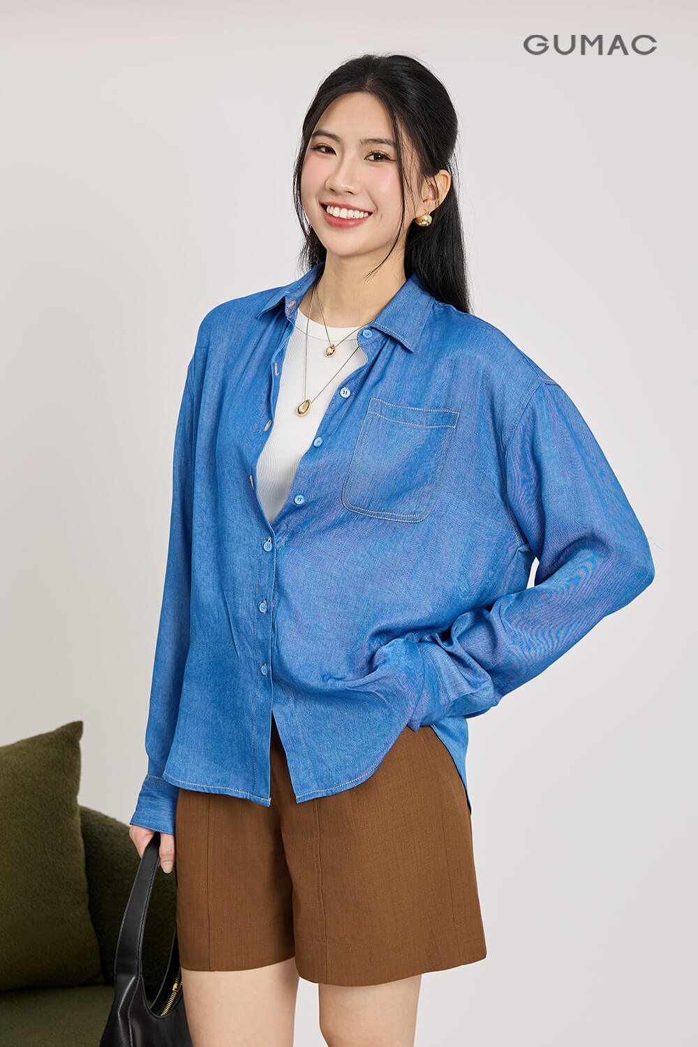 áo khoác sơ mi nữ