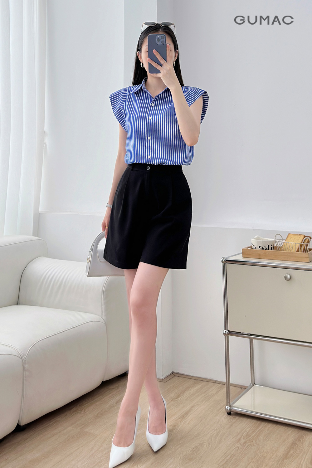 mau ao so mi nu ke soc