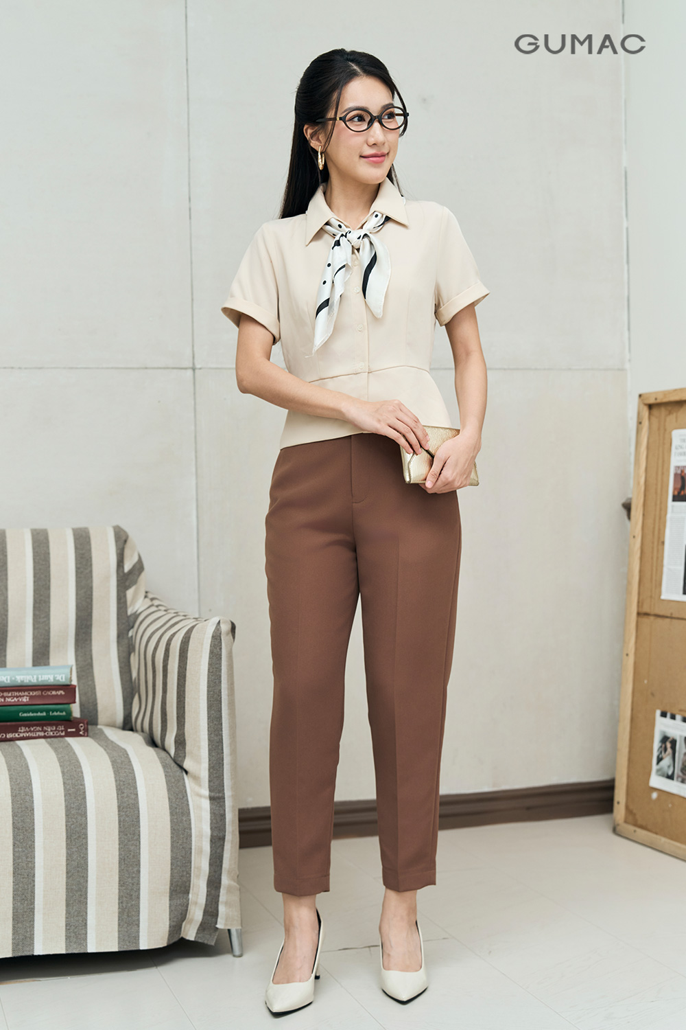 Áo sơ mi dáng lửng
