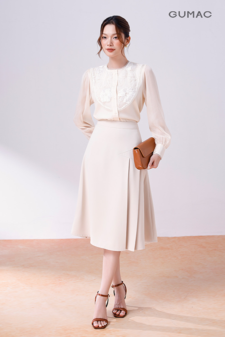 Áo kiểu phối ren