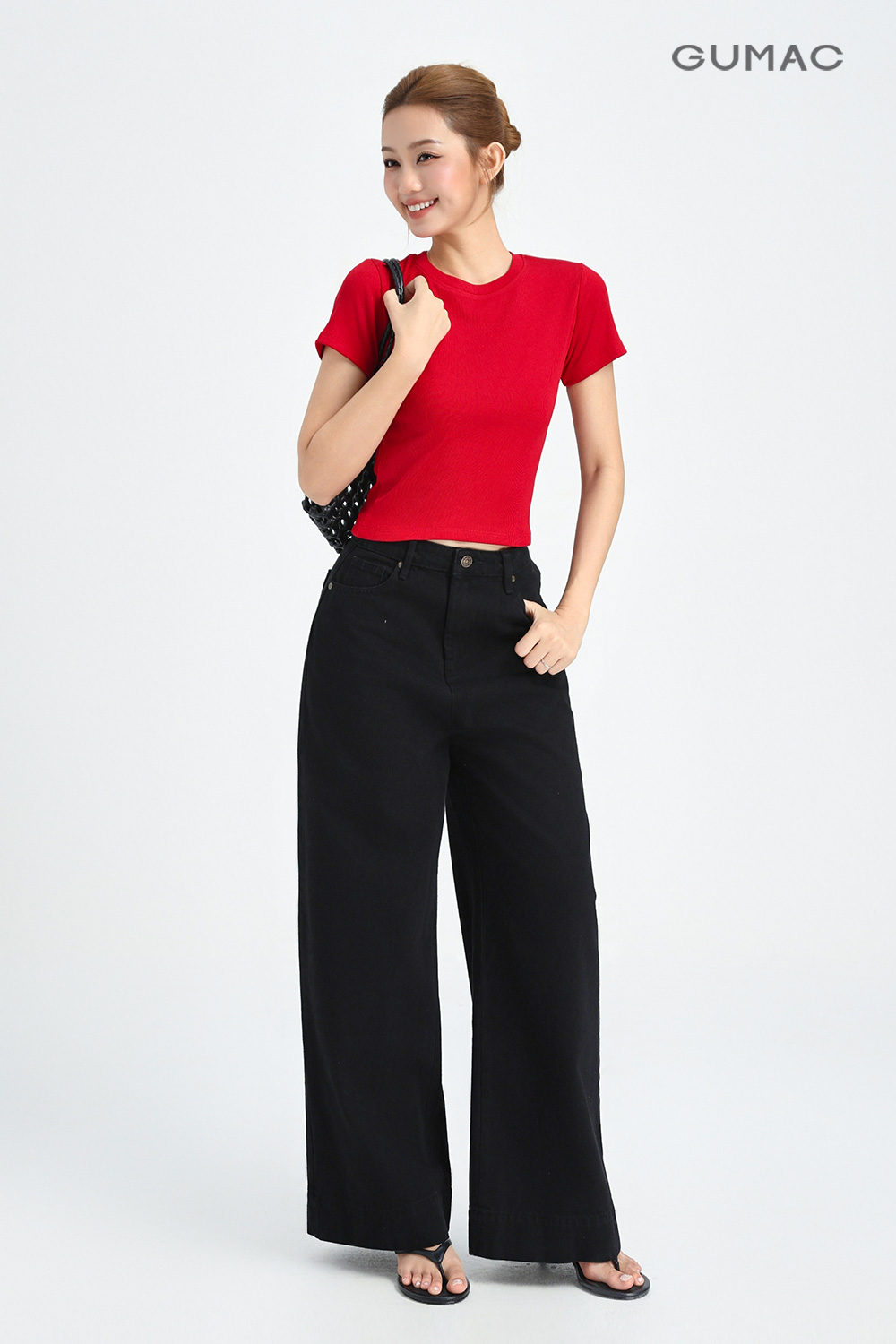 Áo thun gân slimfit