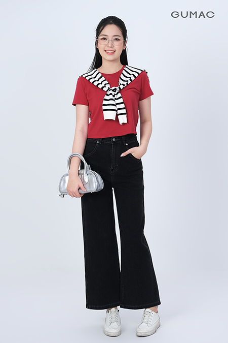 Áo thun trơn form lửng