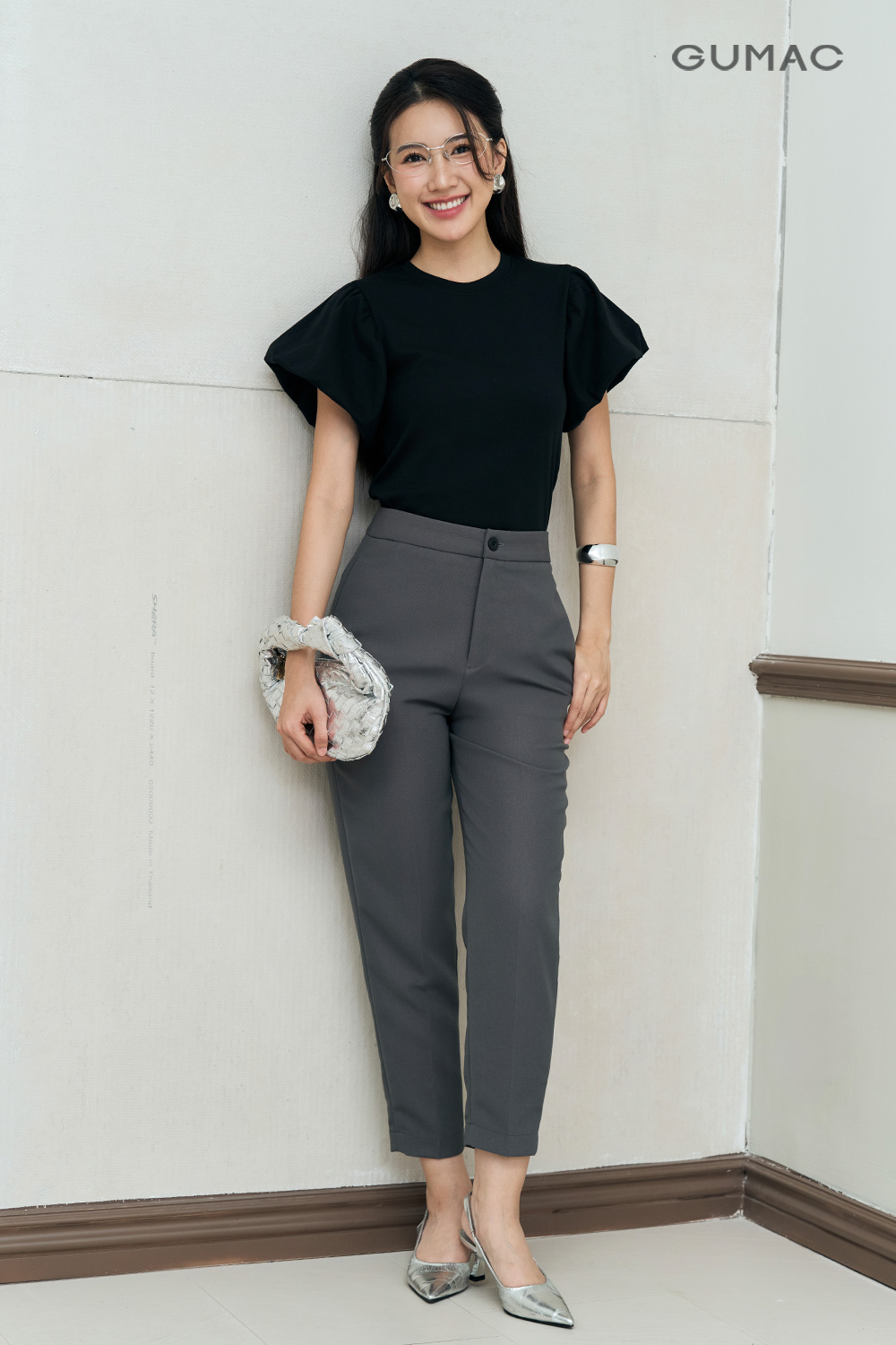 Áo thun tay nhún phồng