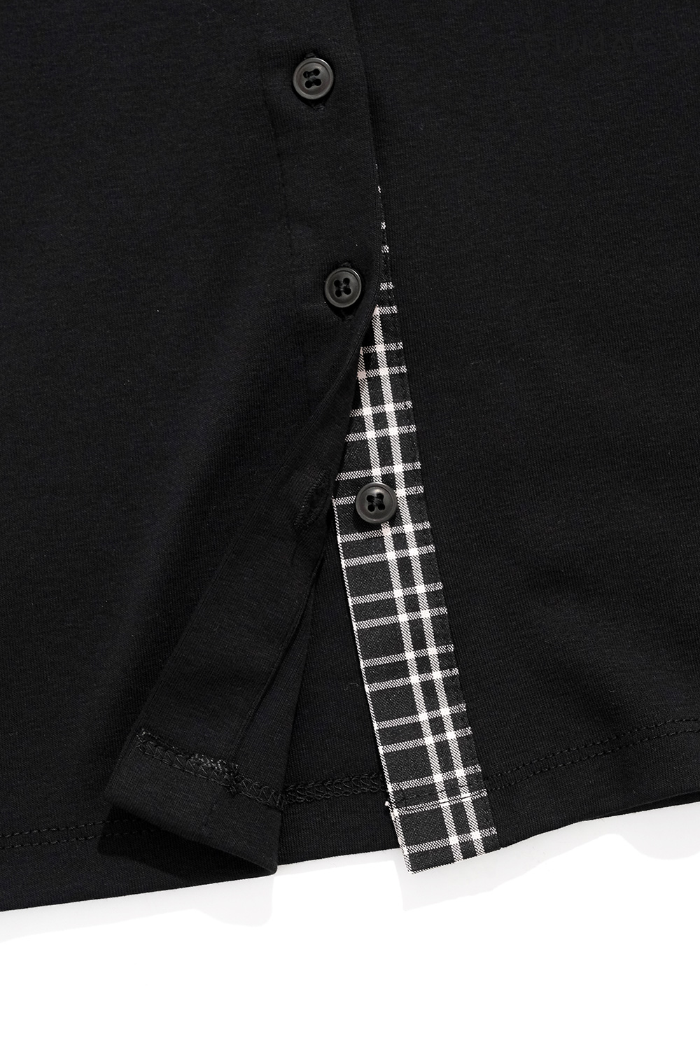 Áo thun phối viền sọc