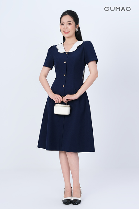 Đầm A bâu phối