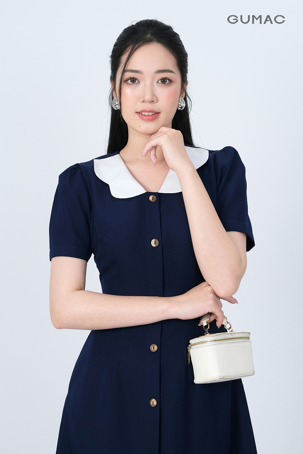 Đầm A bâu phối