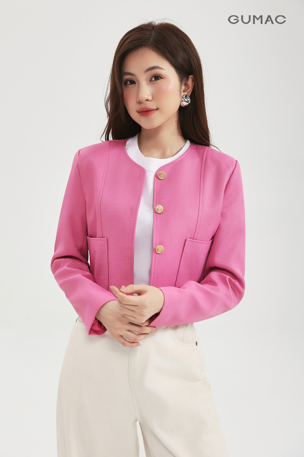 Áo khoác lửng tay dài
