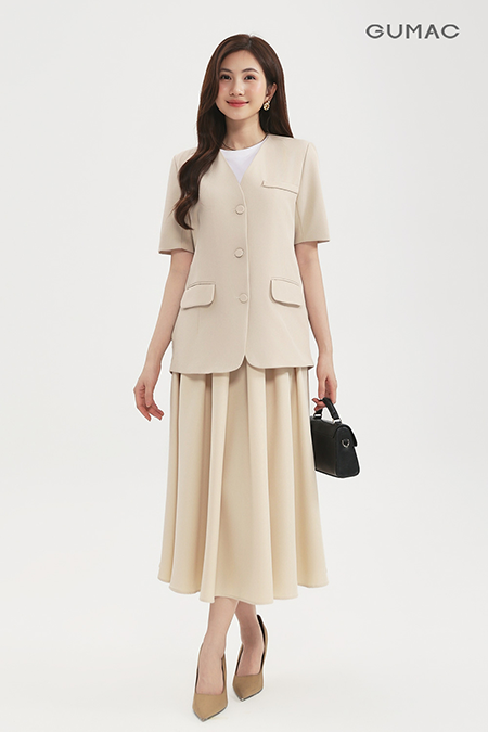 Áo blazer không bâu