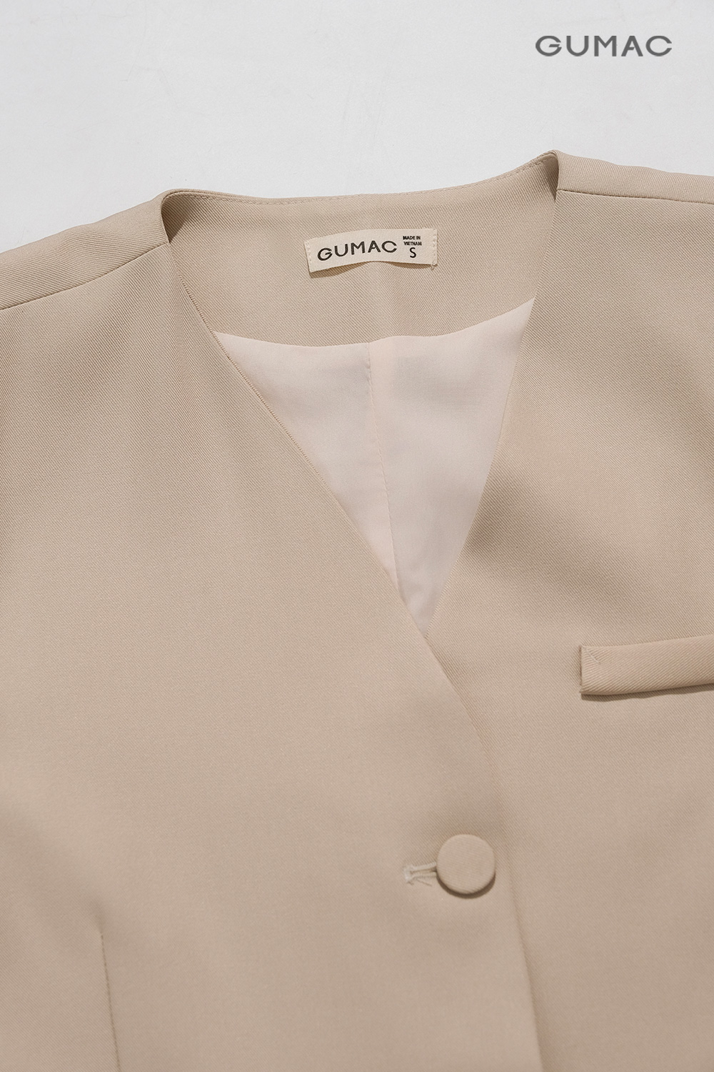 Áo blazer không bâu