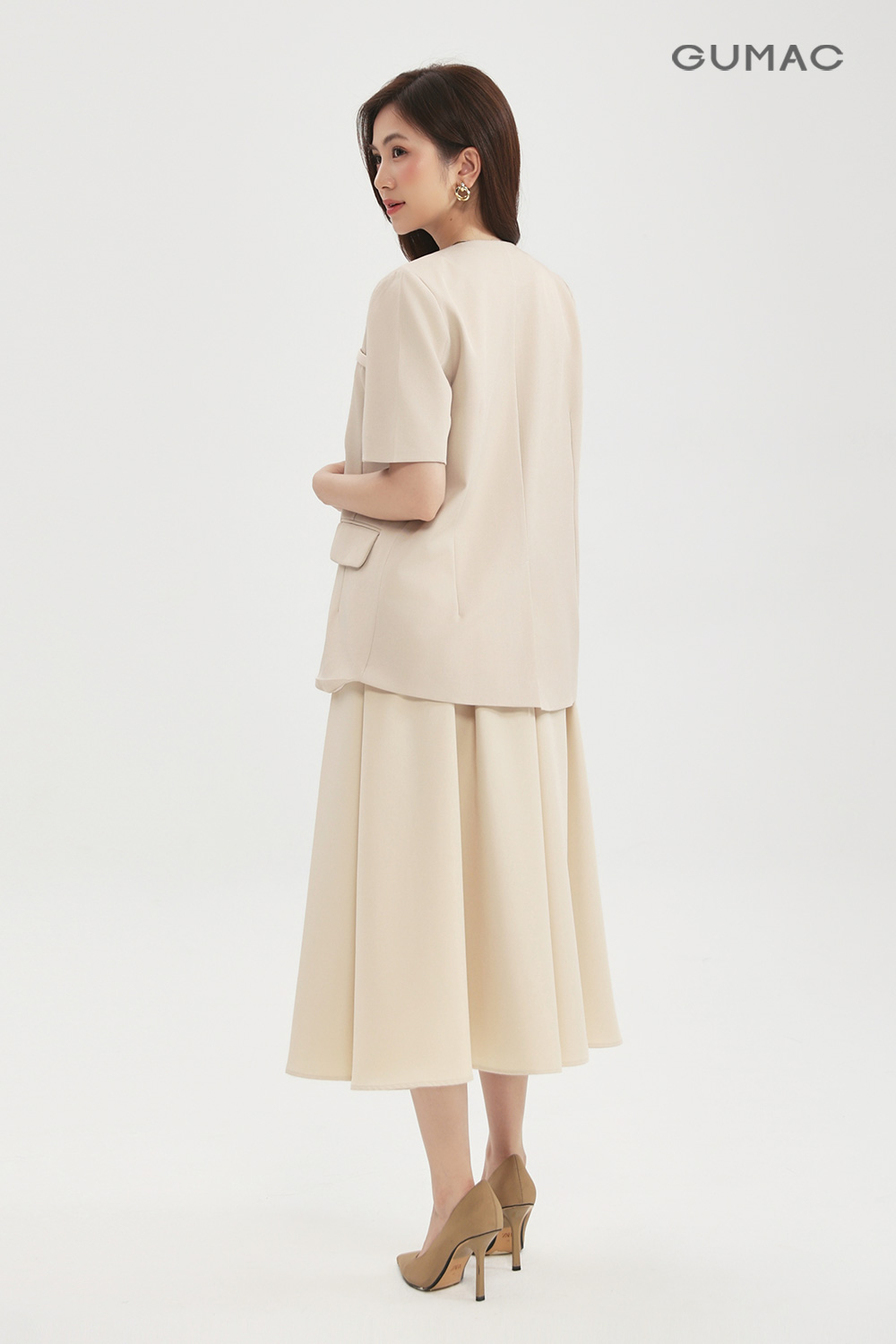 Áo blazer không bâu