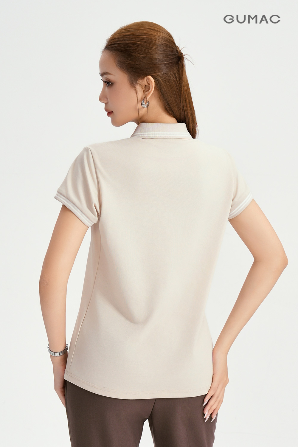 Áo Polo dệt 2 viền