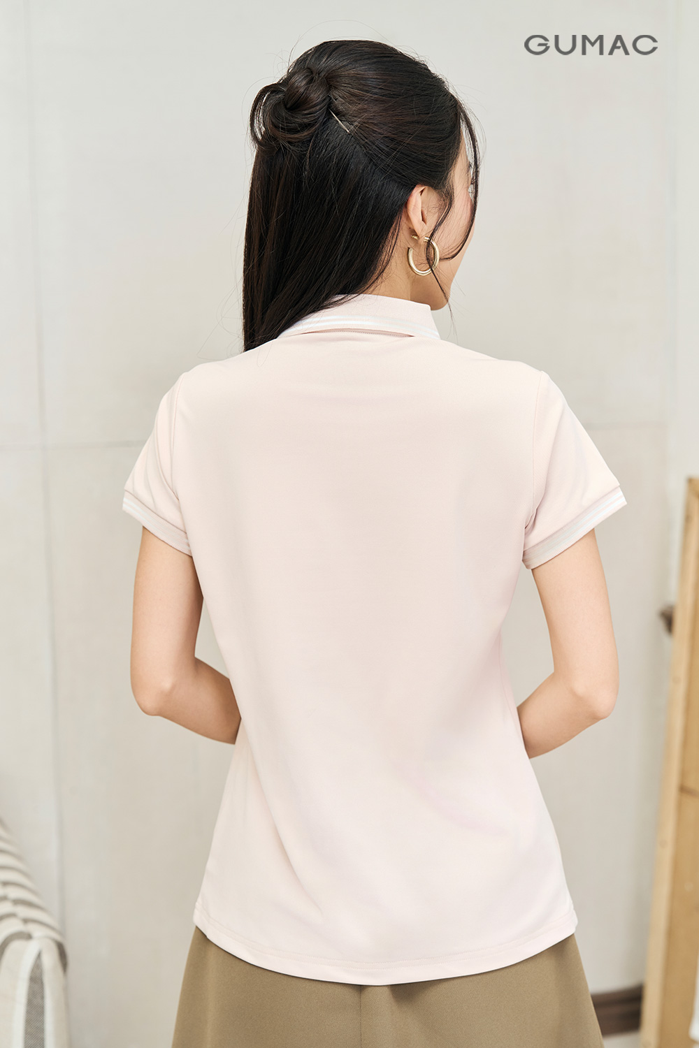 Áo Polo dệt 2 viền