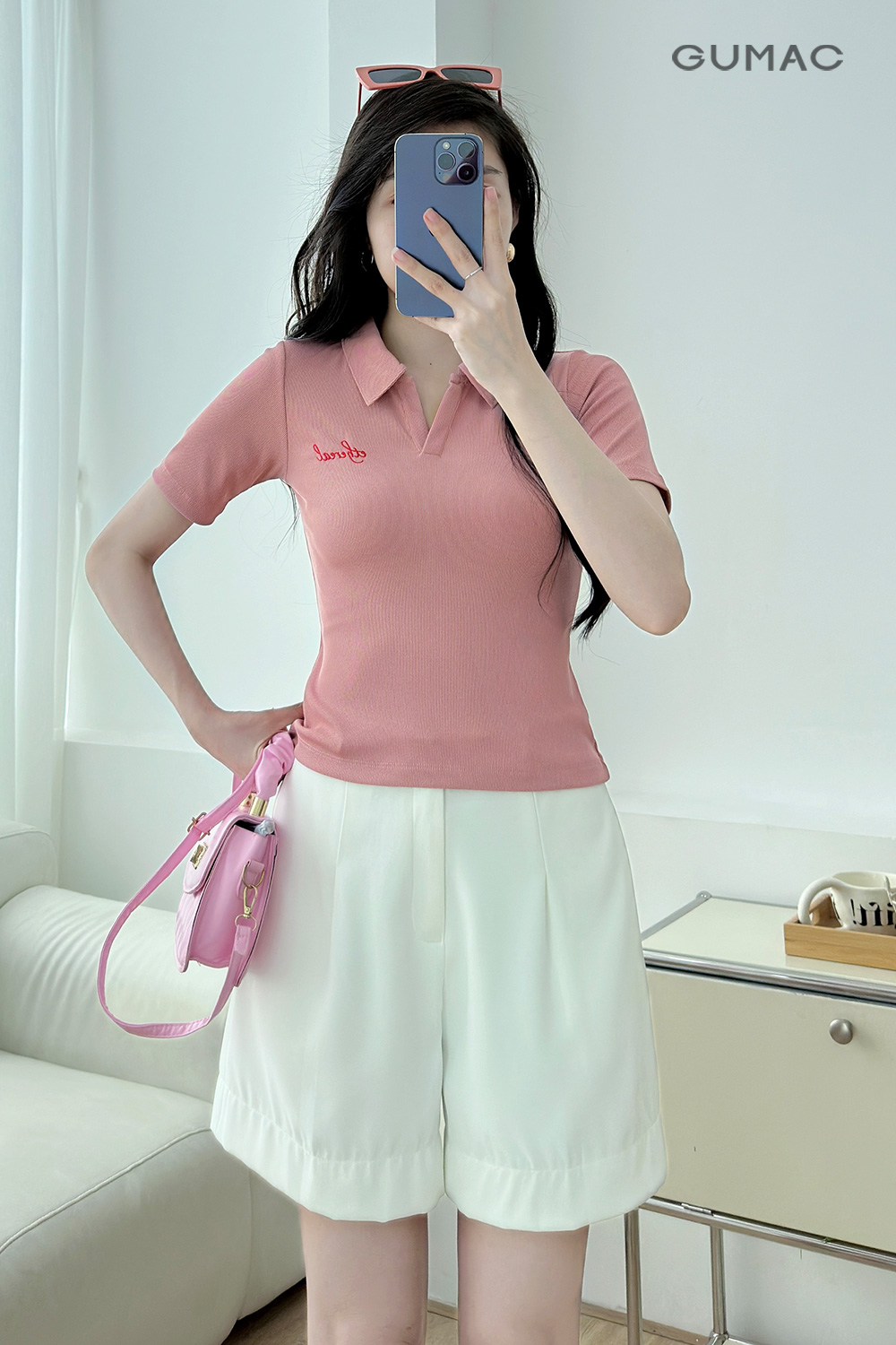 ao nu polo theu chu
