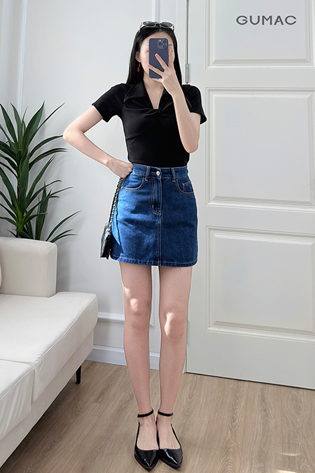 Áo Polo kiểu xoắn ngực