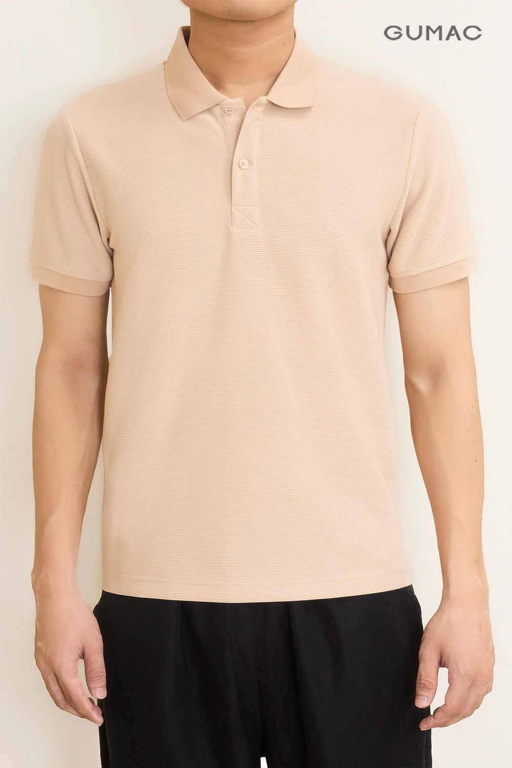 Áo Polo 2 khuy nút đơn giản