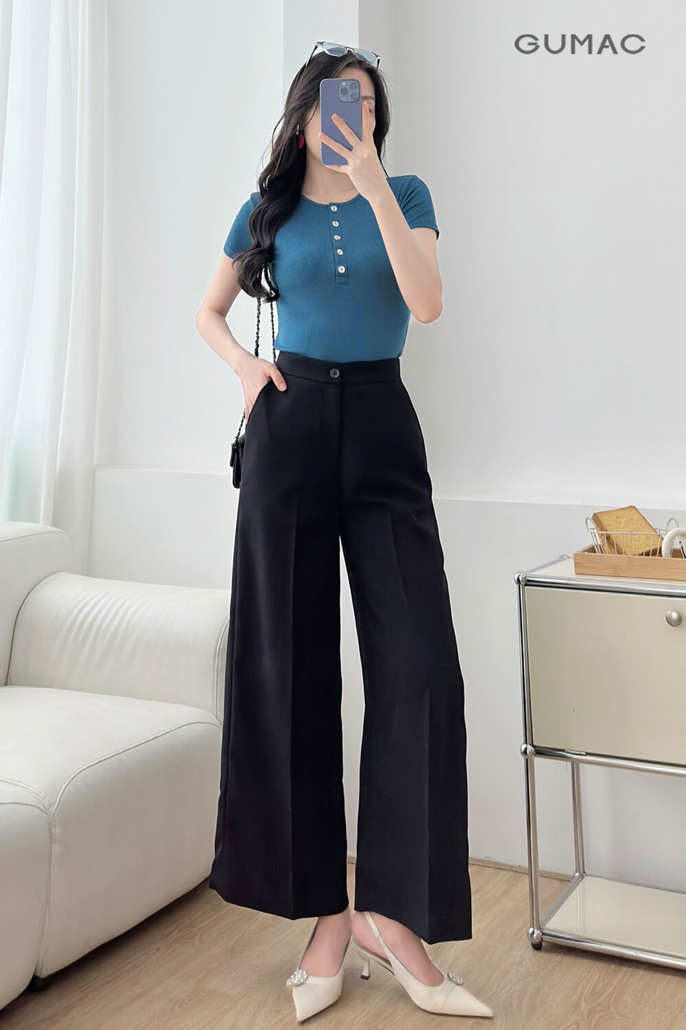 quan nu GUMAC dang xep ly kieu