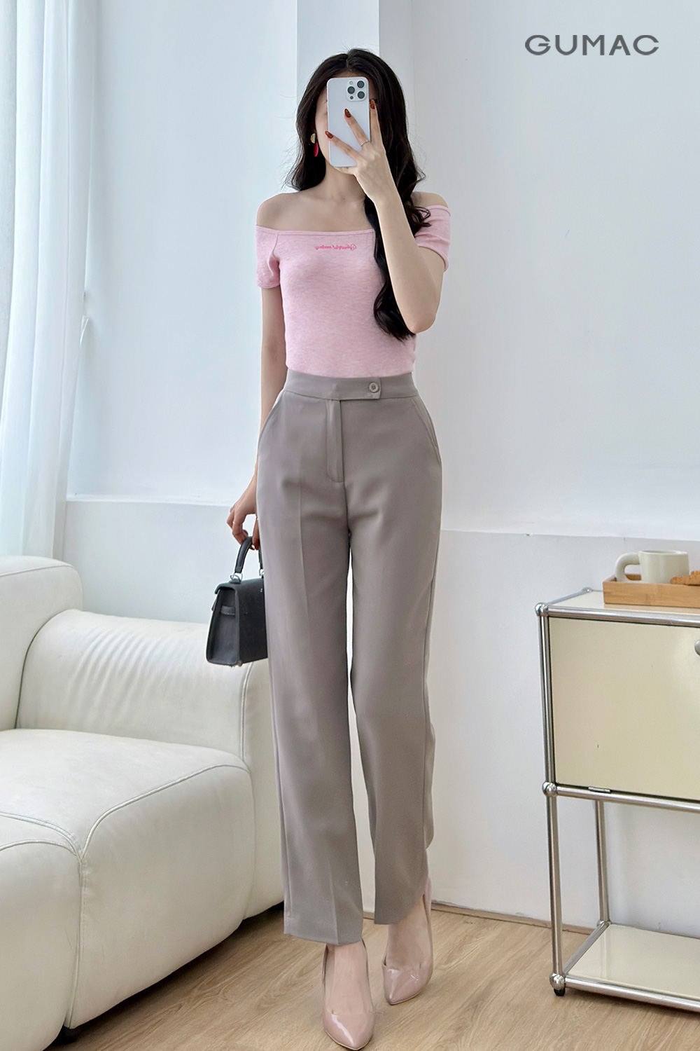 Quần ống đứng quai dê