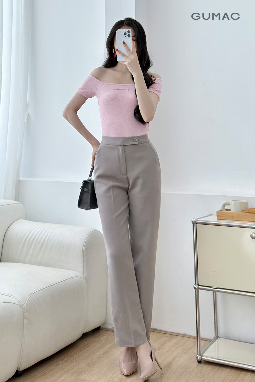 Quần ống đứng quai dê