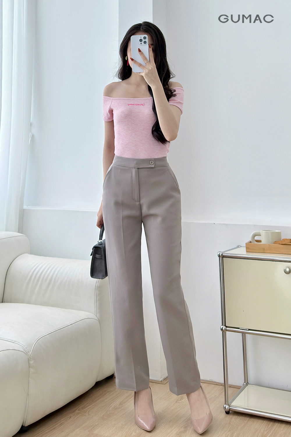 Quần ống đứng quai dê