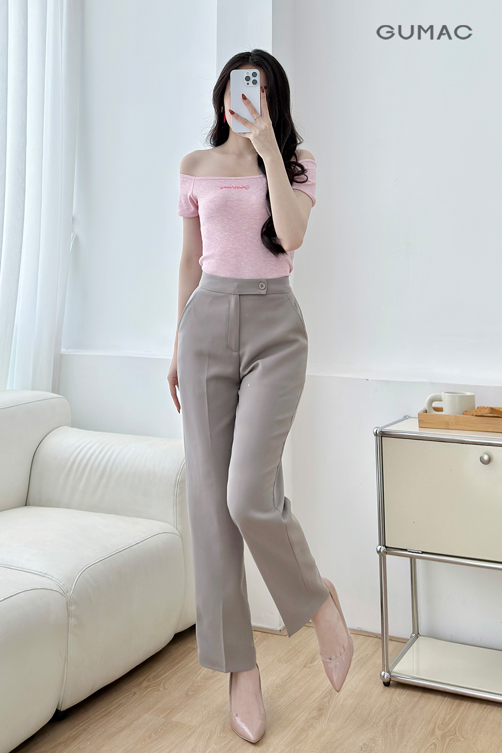 Quần ống đứng quai dê