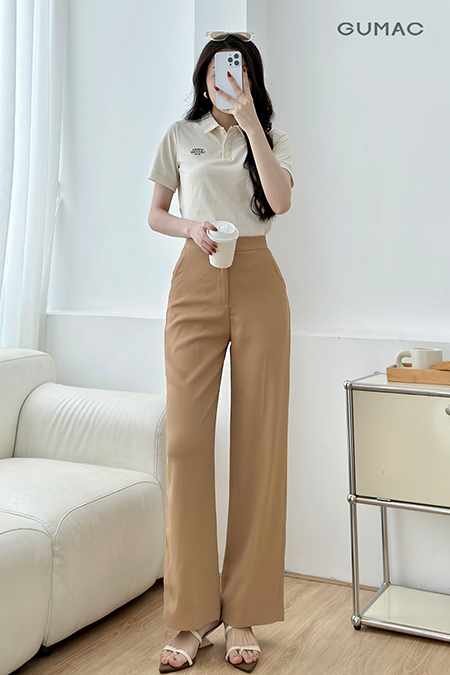 Quần tây ống suông