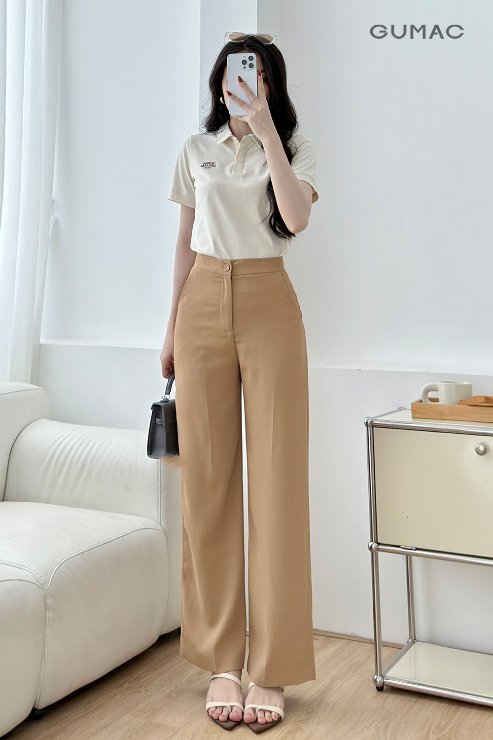 Quần tây ống suông