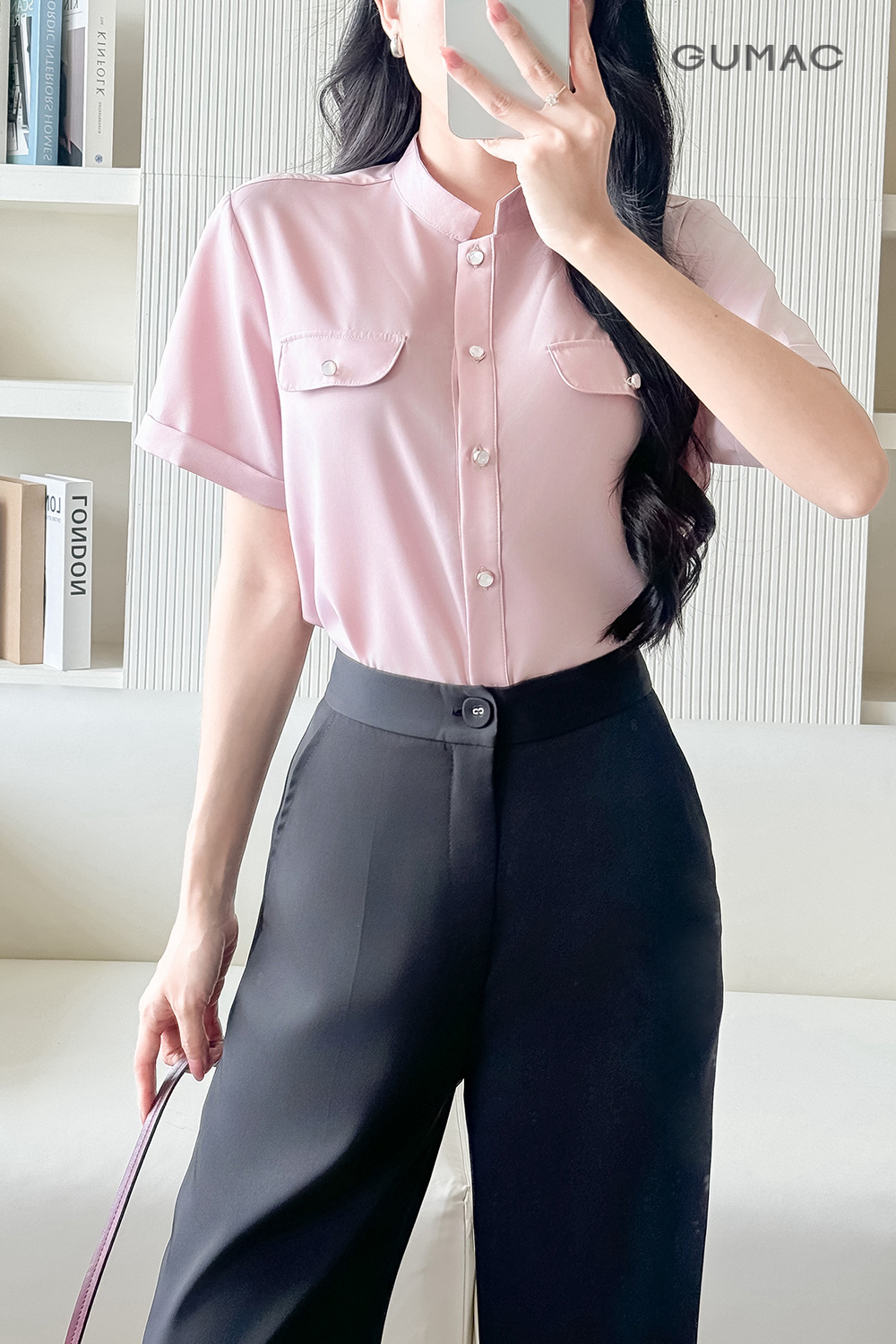 Quần tây ống suông
