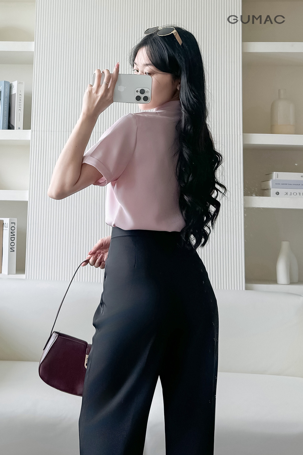 Quần tây ống suông