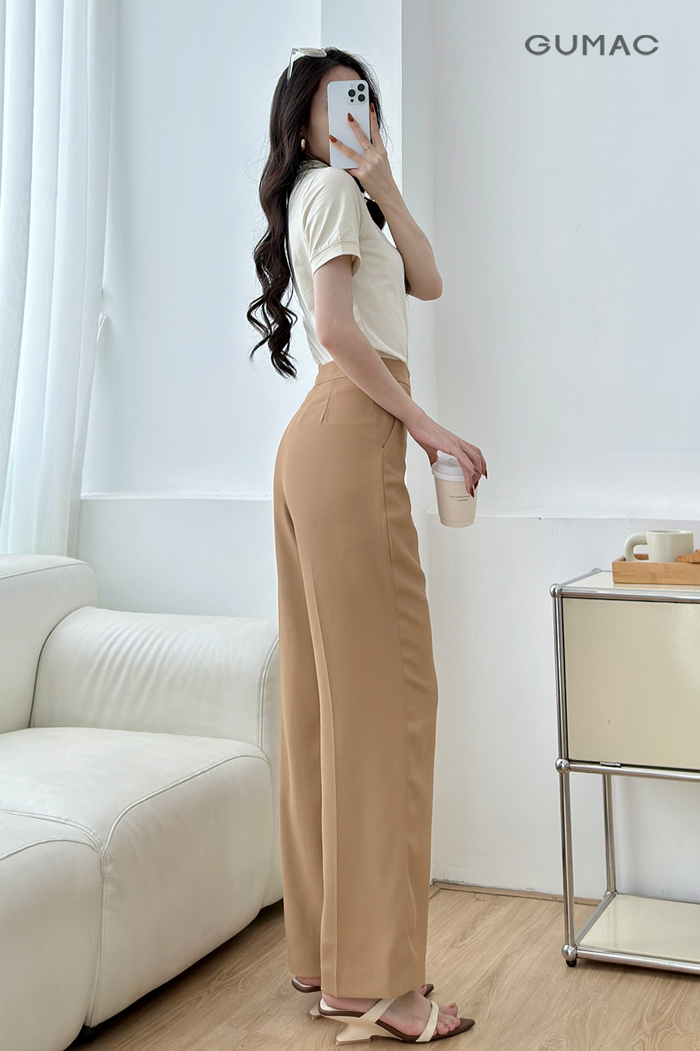 Quần tây ống suông
