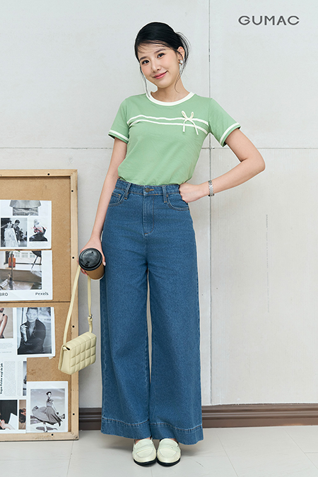 Quần Jeans ống rộng