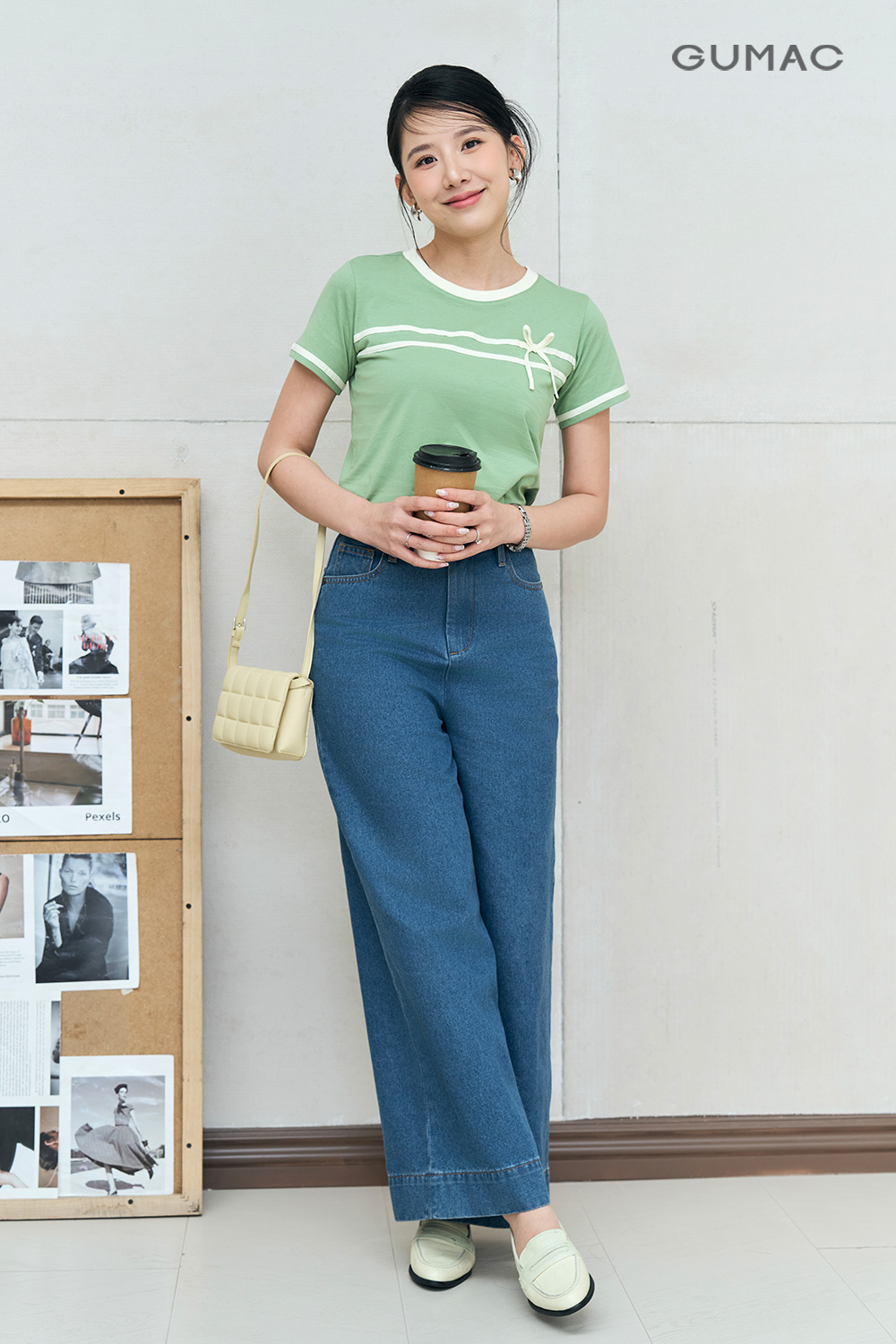 Quần Jeans ống rộng