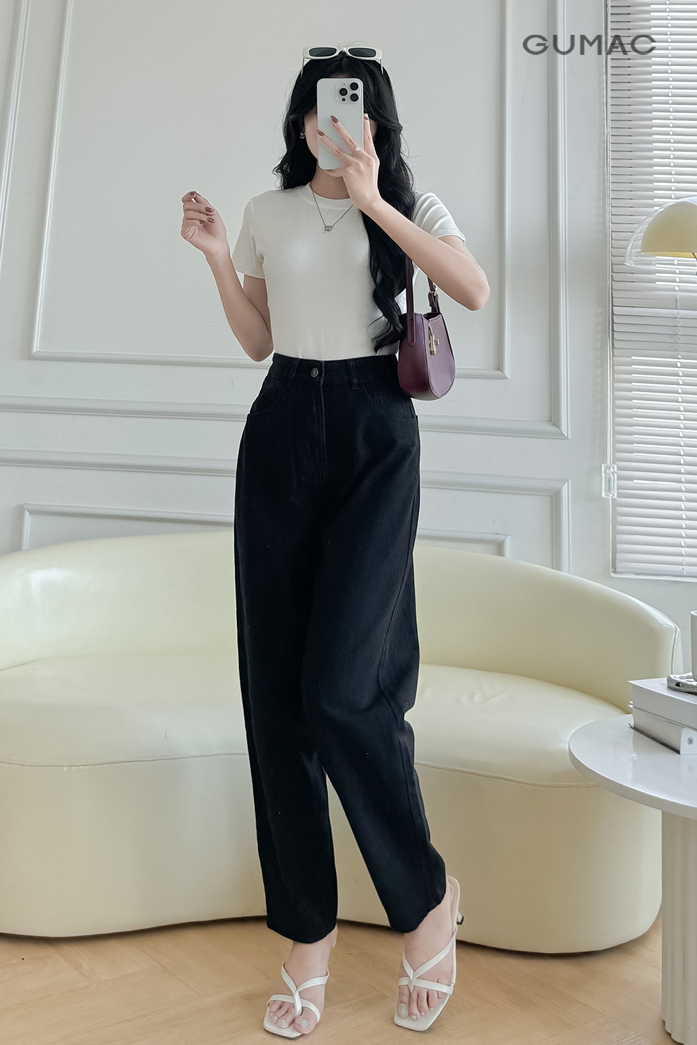 Quần jeans túi hàm ếch