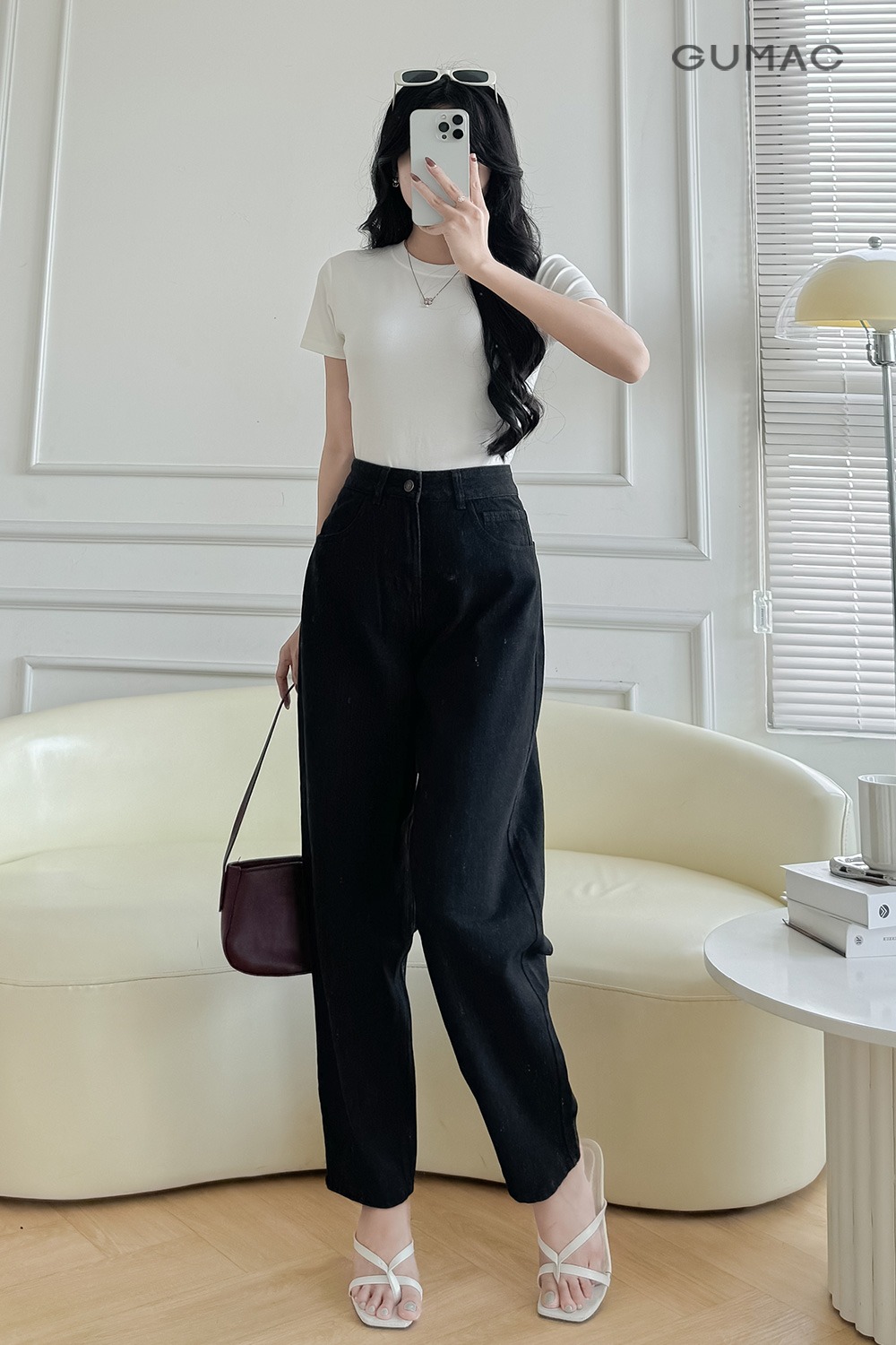 Quần jeans túi hàm ếch