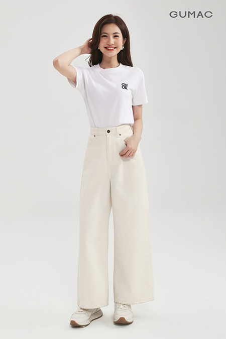 Quần jean ống suông