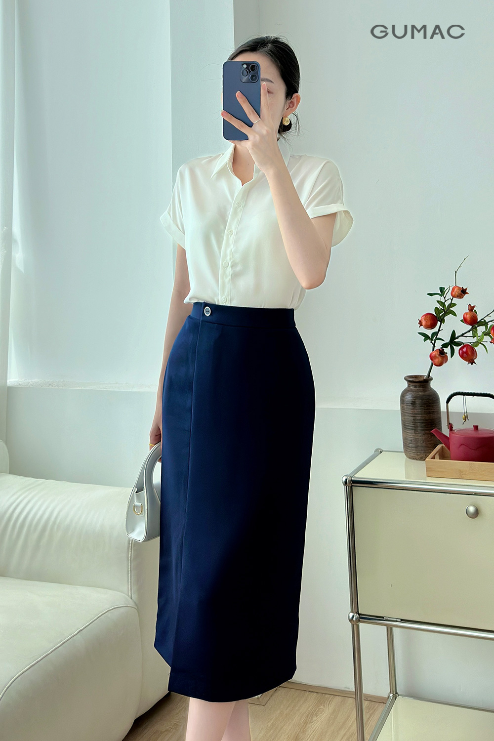 chan vay GUMAC dang but chi dinh nut