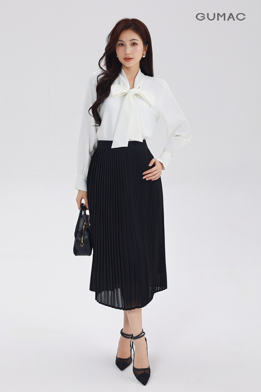 Chân váy dập ly