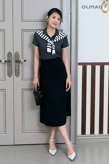 Chân váy midi đuôi cá