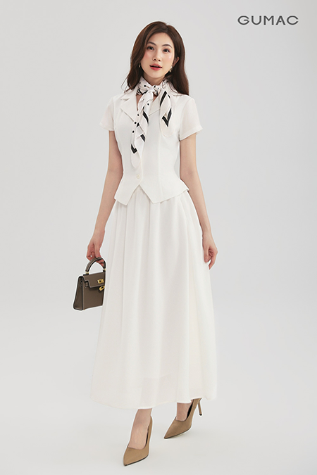 Chân váy xòe lưng rời