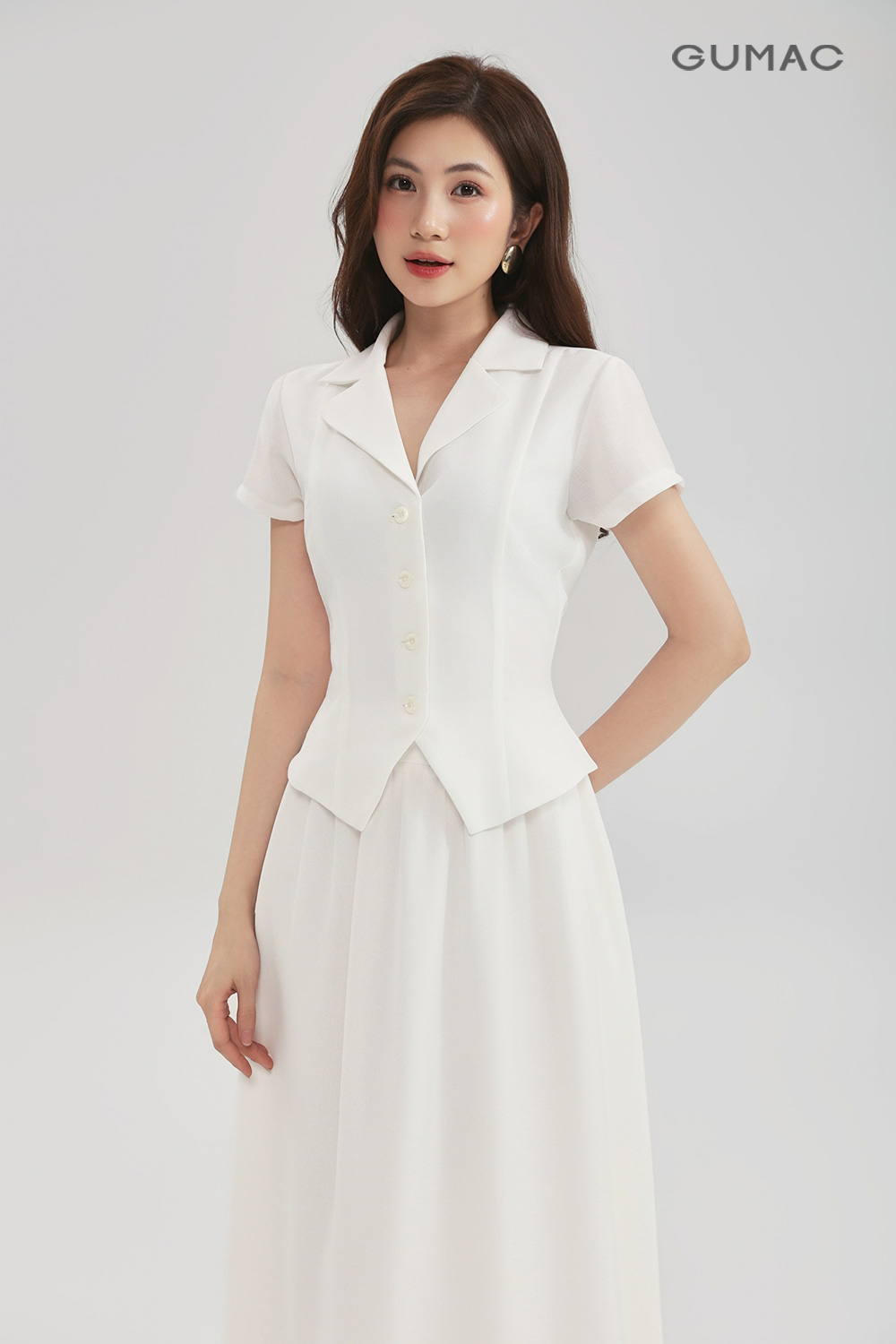 Chân váy xòe lưng rời