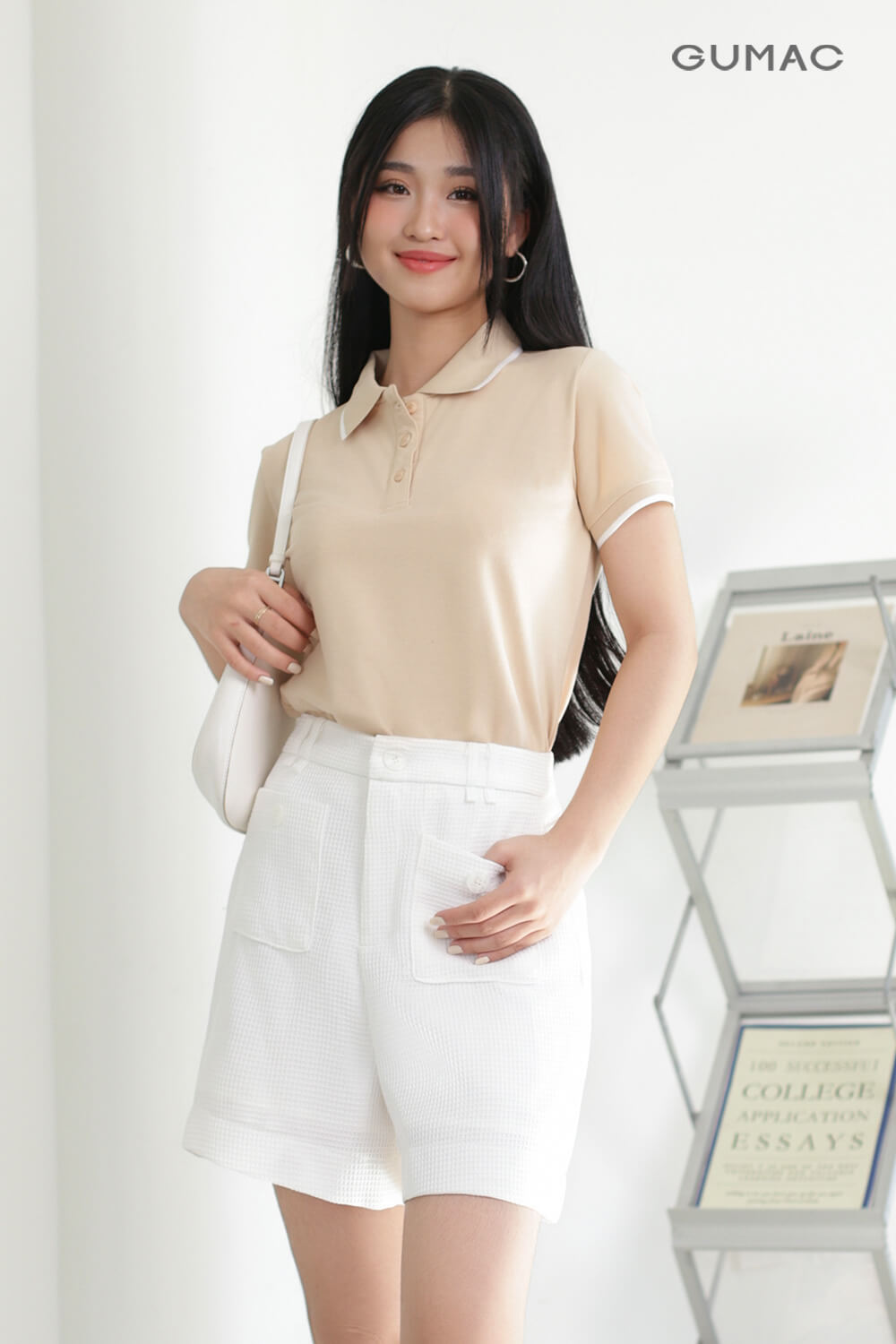 Kết hợp cùng tông màu hòa hợp với nữ Bạch Lạp Kim